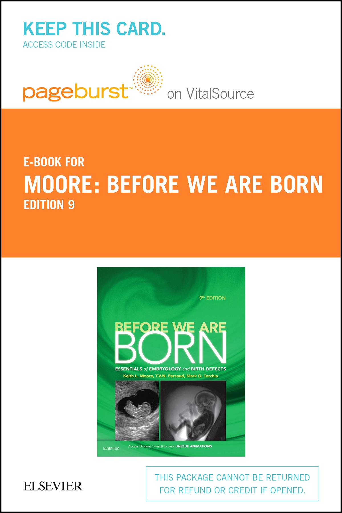 Before We Are Born - Elsevier eBook on VitalSource (Retail Access Card)
