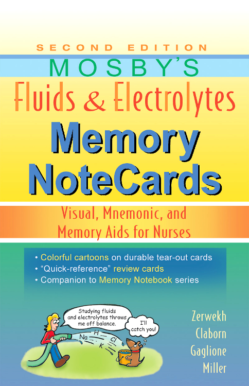 Mosby's Fluids & Electrolytes Memory NoteCards